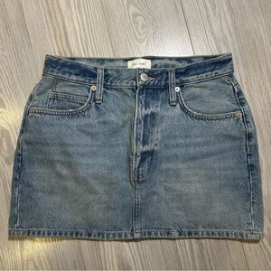 Oak + Fort Denim Mini Skirt